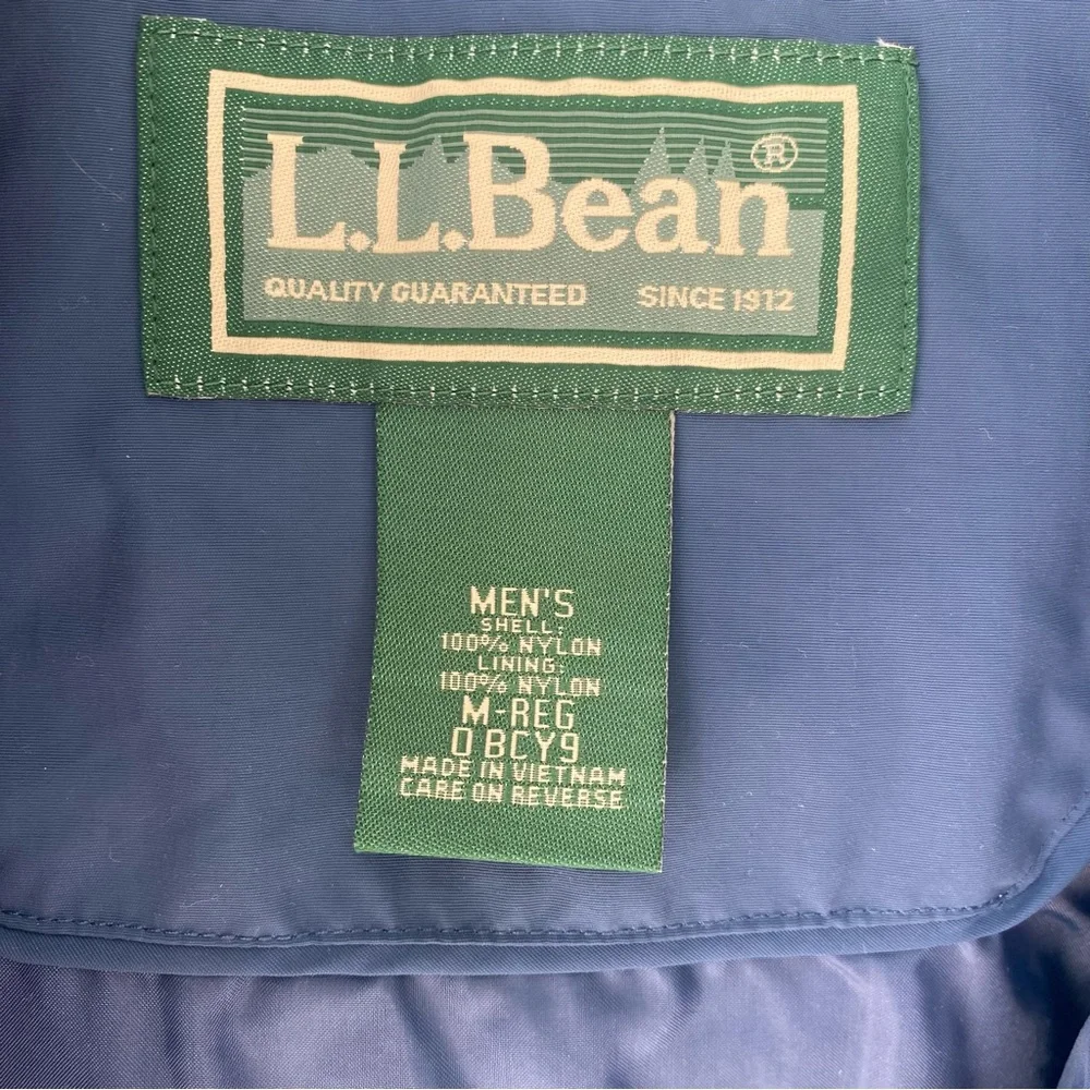 L.L. Bean Men’s blue and gray 3 in 1 jacket/coat. Medium. - Picture 14 of 14